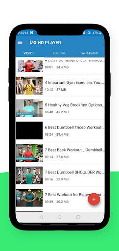 MX HD PLAYER-FOLDER HD VIDEO PLAYER 1 تصوير الشاشة
