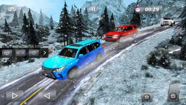 Russia 4x4 Extreme Snow Racing Jeep Game screenshot 2
