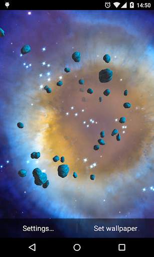 Asteroids 3D Live Wallpaper HD screenshot 4