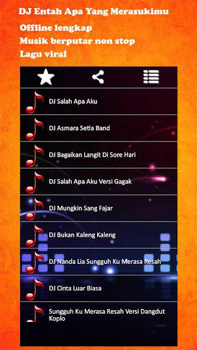 DJ Entah Apa Yang Merasukimu Offline screenshot 1