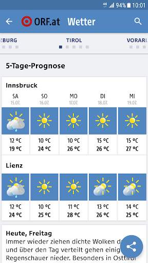 ORF.at News screenshot 2