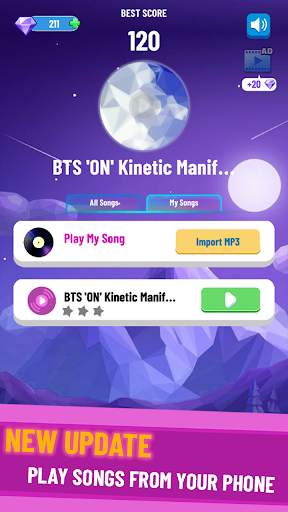 KPOP Beat Hop: BTS, BLACKPINK, EXO Dancing Tiles! screenshot 1