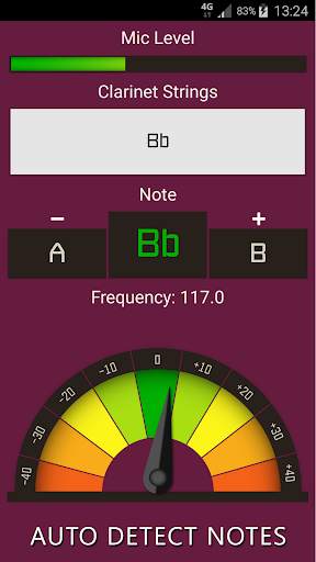 Clarinet Tuner: Fast & Precise screenshot 2