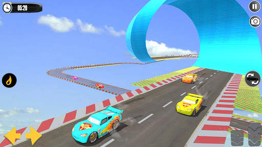 Splashy Superhero Vertigo Racing : Lightning Car screenshot 4