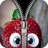 funny fake zipper lock 2.0