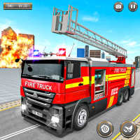 Firefighter Truck Driving Game logo