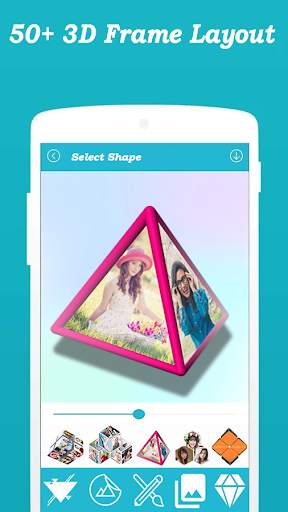 3D Cube PhotoFramePhotoEditor screenshot 2