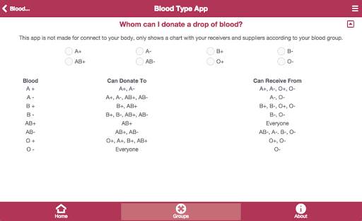 Blood Type App screenshot 6