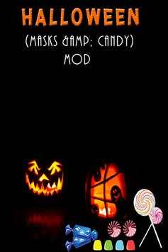 Halloween Masks&Candy Mod MCPE screenshot 1