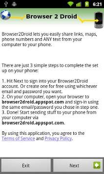 Browser 2 Droid screenshot 4