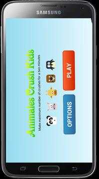 Animales Crush Kids screenshot 1