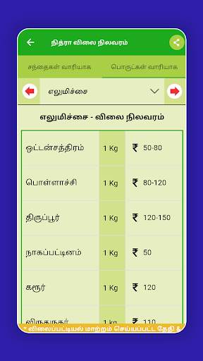 Tamilnadu Market Rates - Daily Market Price screenshot 6