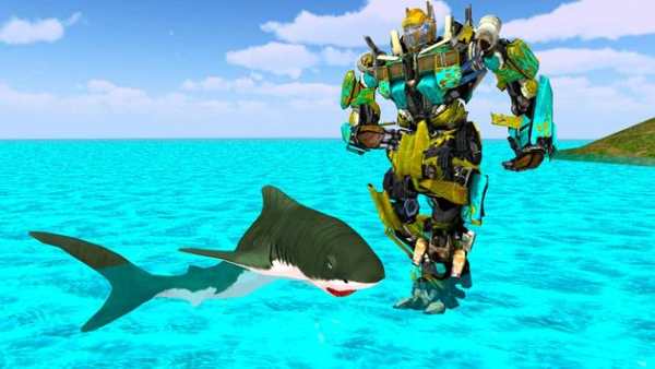 Mech Robot Shark Transform - Robot Wars Transform screenshot 4