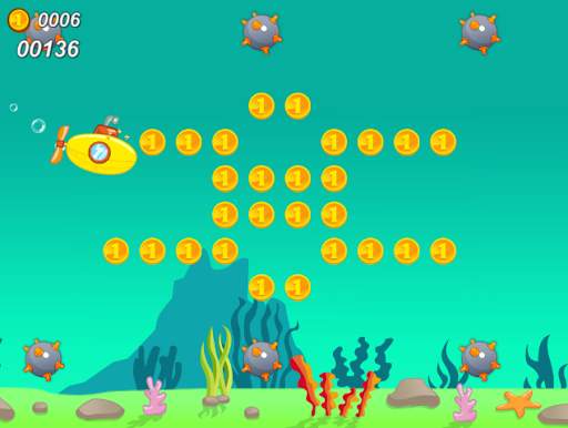 Mini Under Water Submarine 3D स्क्रीनशॉट 1