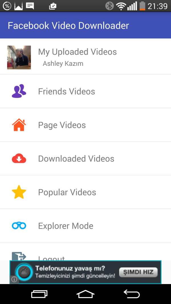 Video Downloader for Facebook screenshot 1