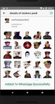 XXXTentacion Stickers For Whatsapp - WAStickerApps screenshot 3