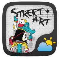 Street Art GO Weather Widget Theme on 9Apps