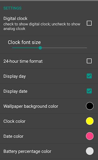 Digital Clock Live Wallpaper screenshot 3