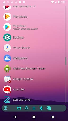 Zen Launcher screenshot 3