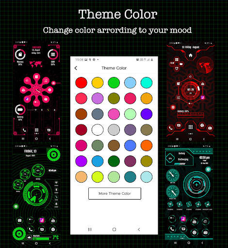 Hi-tech Themer Launcher 2022 screenshot 7