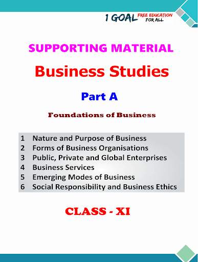 Business Study Class 11 Study Material Part-1 screenshot 2