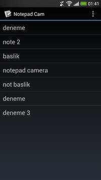 Notepad Hidden Camera screenshot 1