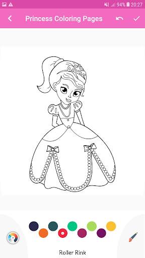 Princess coloring pages 🌈🌈 - OFFLINE screenshot 3