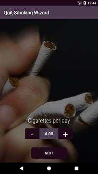 Quit Smoking Wizard screenshot 1