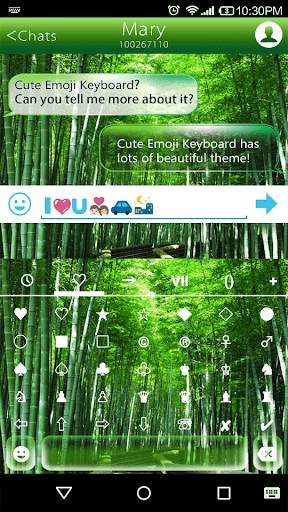 Emoji Keyboard - Meet Bamboos स्क्रीनशॉट 3