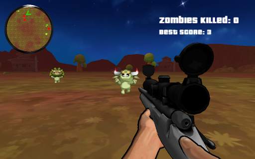 Sniper Attack : Zombie Animals screenshot 1