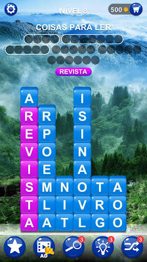 Pilha Palavras Pesquisa Jogo screenshot 2