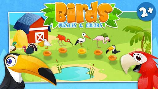 Birds - Kids Coloring Puzzle स्क्रीनशॉट 1