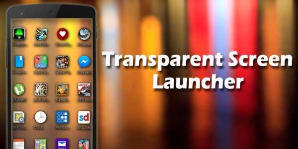 Transparent Screen Launcher screenshot 1