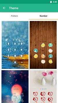 Green ApplockTheme Defoliation screenshot 4