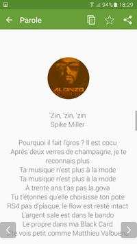 PAROLES RAP FRANÇAIS PRO screenshot 4