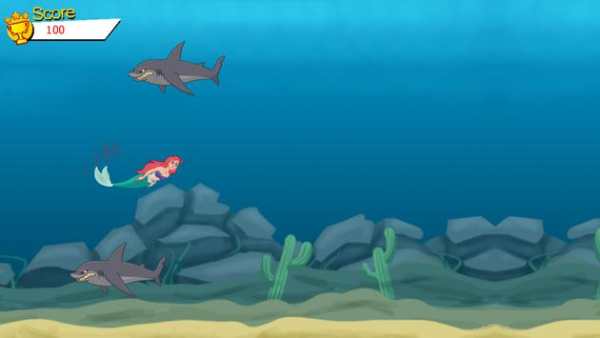 Mermaid Ariel Shark Attack screenshot 1