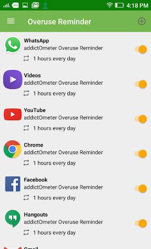 addictOmeter Phone Manager screenshot 5