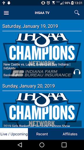 IHSAA TV screenshot 1