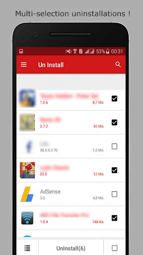 Un Install (Uninstaller) screenshot 1
