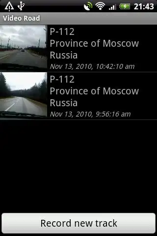 VideoRoad (car video recorder) screenshot 2