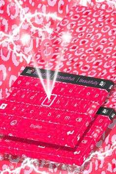 Keyboard Pink Cheetah Theme screenshot 4
