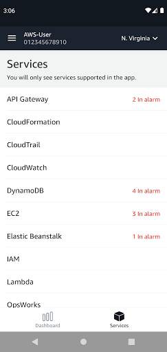 AWS Console screenshot 2