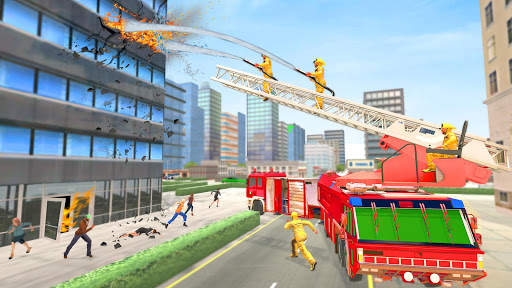 Firefighter Truck Driving Game screenshot 4