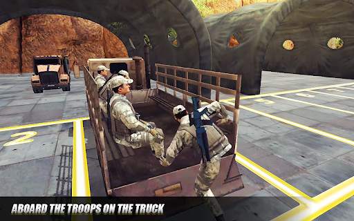 Army truck driving simulator screenshot 2