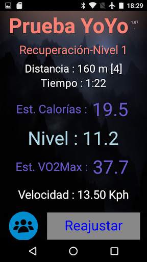 Yo-Yo Test Intermitente screenshot 4