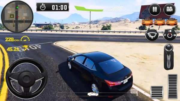 City Driving Toyota Car Simulator screenshot 3