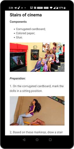 HOW TO MAKE DOLL FURNITURE: Dollhouse decoration screenshot 7
