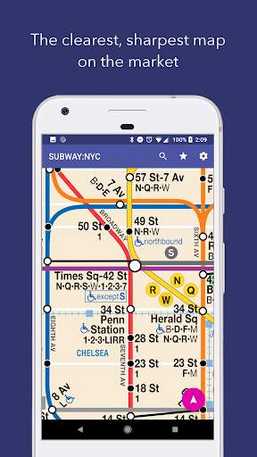 NYC Subway Map (Offline)   Tra screenshot 1