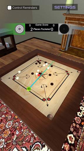 Carrom Simulator screenshot 2