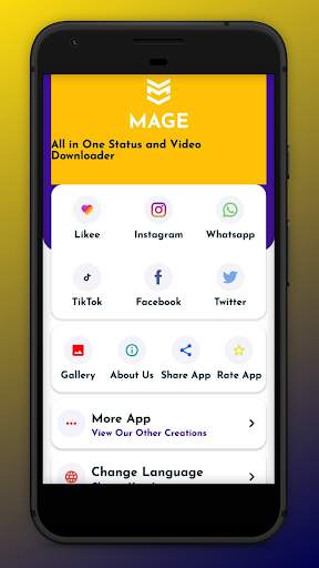 Mage - All in One Status and Video Downloader screenshot 2